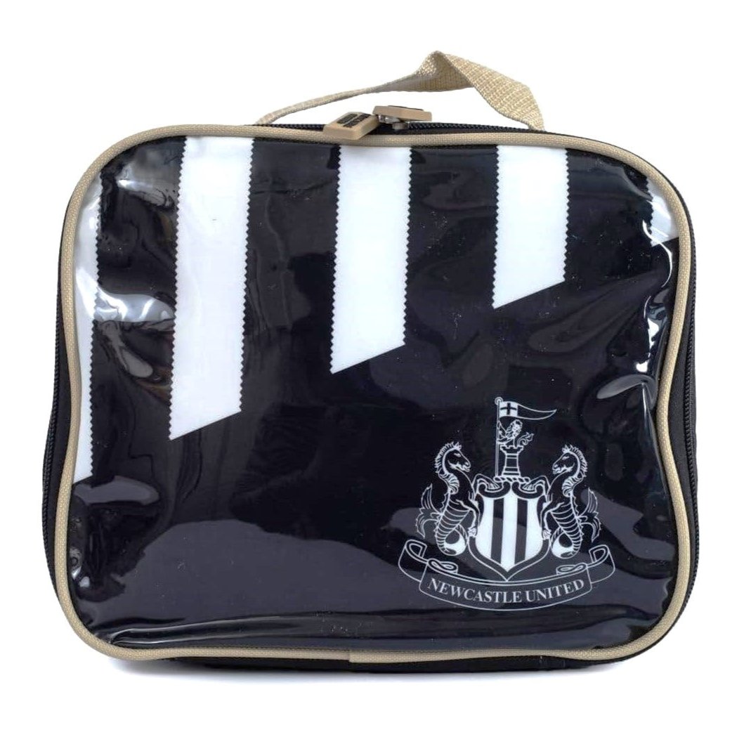 newcastle united fc stripe lunch bag